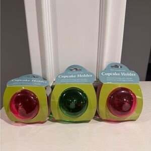 Pink and Green Cupcake Holders